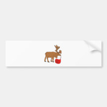 LE CERF EN RUT.png Autocollant Pour Voiture