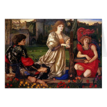 Le Chant D'Amour, Edward Burne-Jones, 1868-1877 Card