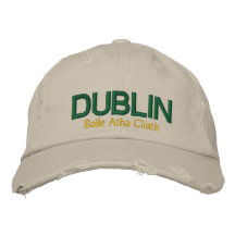 Le chapeau de Dublin Casquettes De Baseball Brodées