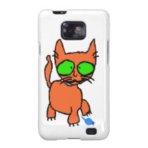 Le chat aux yeux verts recherche coques samsung galaxy s2