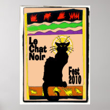 Le Chat Noir Fest 2010 Print