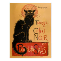 Le Chat Noir Postcards