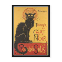 LE CHAT NOIR PRINT POST CARDS