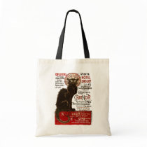 Le Chat Noir, Vente Hôtel Drouot Canvas Bags