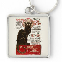 Le Chat Noir, Vente Hôtel Drouot Key Chain