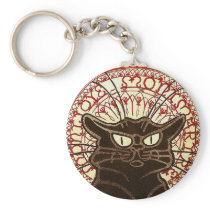 Le Chat Noir, Vente Hôtel Drouot Keychain
