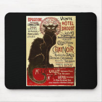 Le Chat Noir, Vente Hôtel Drouot Mouse Pad