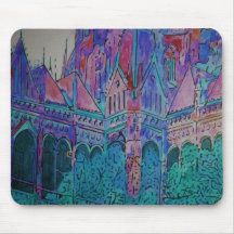 Le château de la fille par Renee Pruitt Tapis De Souris