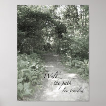 Le chemin moins a voyagé posters