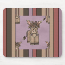 Le cheval de collection de pays barre Mousepad Tapis De Souris