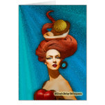 "Le Cheveux Rouges" Greeting Cards