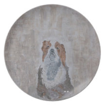 Le chien de Chiari Assiettes