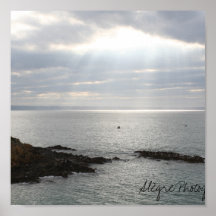 Le ciel embrasse la mer print