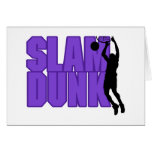 Le claquement trempent le basket-ball cartes