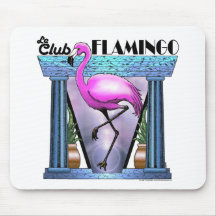 Le Club Flamingo Tapis De Souris