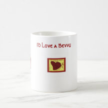 Le coeur aiment un cerf-volant tasses