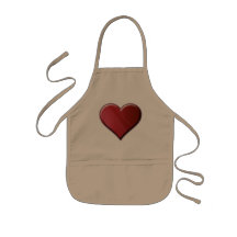 Le coeur badine le tablier