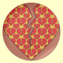LE COEUR BRISÉ assiettes