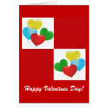 Le coeur heureux de jour de Valentines monte en ba