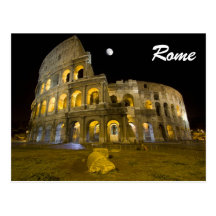 Le Colosseum par nuit Cartes Postales