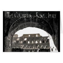 Le Colosseum - Rome Italie Carte De Vœux