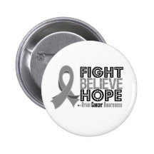 Le combat croient l'espoir - cancer du cerveau badge