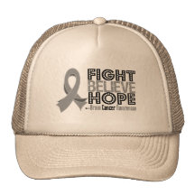 Le combat croient l'espoir - cancer du cerveau casquette de camionneur