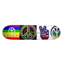 Le conseil hippie - customisé skateboards personnalisables