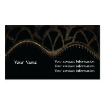 Le cool embraye Brown et carte de visite abstrait 