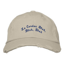 Le Cordon Blah,Blah, Blah Embroidered Hats