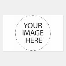Le ♪♫♪ créent votre propre blanc de personnaliser  stickers en rectangle