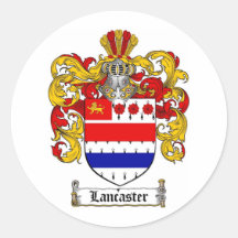 LE CREST DE FAMILLE DE LANCASTER - MANTEAU DE LANC AUTOCOLLANTS