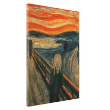 Le cri perçant - Edvard Munch Impression Sur Toile