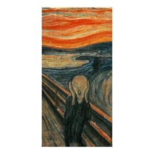 Le cri perçant - Edvard Munch Photocarte