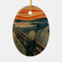 Le cri perçant par Edvard Munch Décorations Pour Sapins De Noël