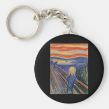 Le cri perçant (pastel 1895) de haute qualité porte-clé