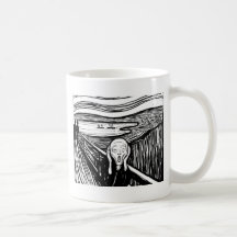 Le cri perçant tasse à café
