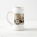 Le cru de monogramme de lama barre Stein tasses
