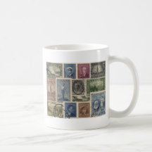 Le cru emboutit le collage mugs