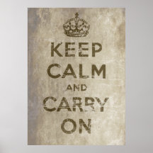 Le cru gardent le calme et continuent posters