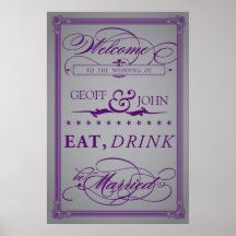 Le cru "mangent, boivent, soient" affiche mariée d