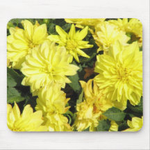 Le dahlia fleurit Mousepad Tapis De Souris