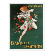 Le dauphin de Barbier conserve l'art vintage d'ann Carte Postale