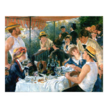 Le déjeuner de Renoir de la partie de canotage (18 Invitations Personnalisées