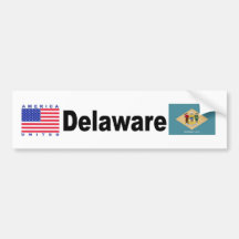 Le Delaware Autocollant Pour Voiture