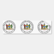 Le Delaware, Etats-Unis Adhésif Pour Voiture