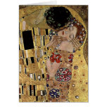 Le détail de baiser de Gustav Klimt (circa 1908) Carte De Vœux