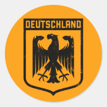 Le Deutschland Eagle - le manteau de l'Allemagne d Autocollant