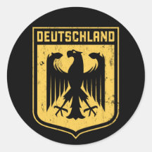 Le Deutschland Eagle - manteau des bras allemand Autocollants