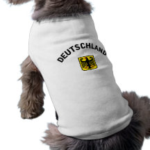 Le Deutschland Tee-shirt Pour Animal Domestique